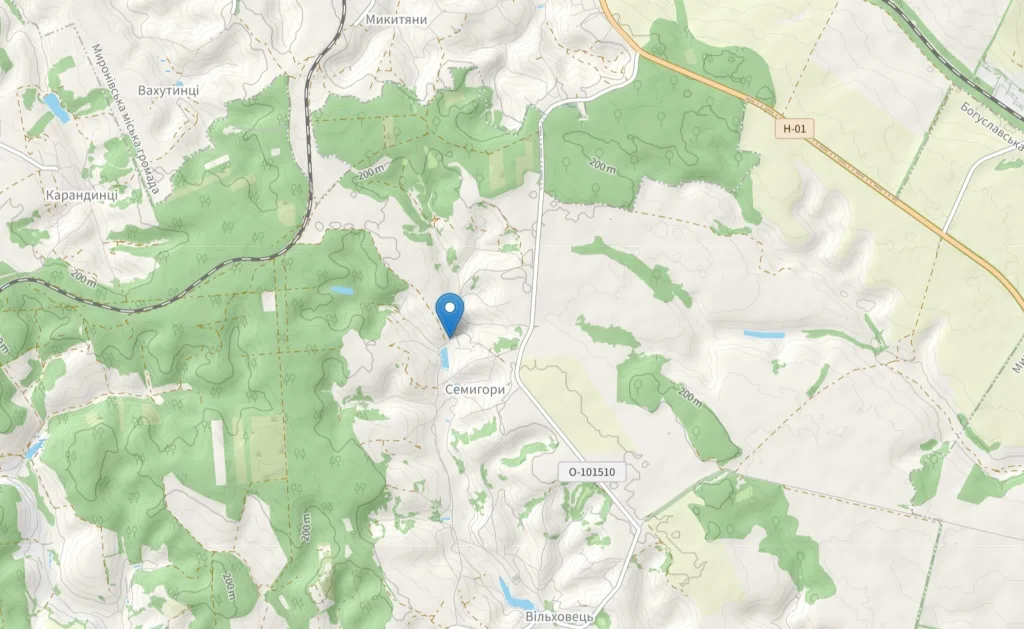 Пример выполненной работы компании Aquatoria по бурению и обустройству скважины в с. Семигоры в 2018 г.