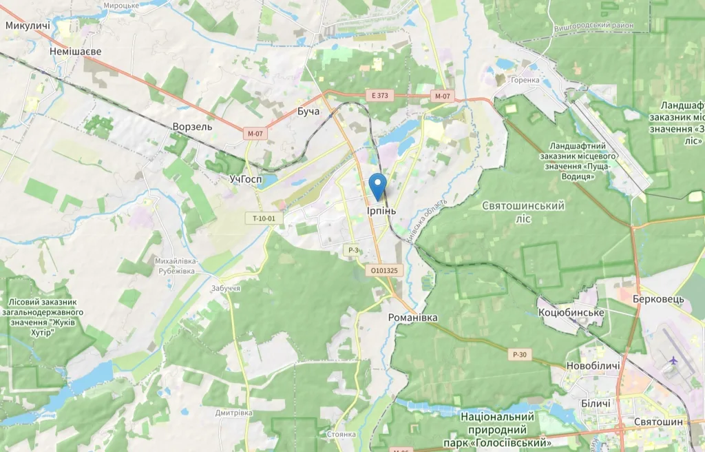 Пример выполненной работы компании Акватория по бурению и обустройству скважины в г. Ирпень в 2015 г.