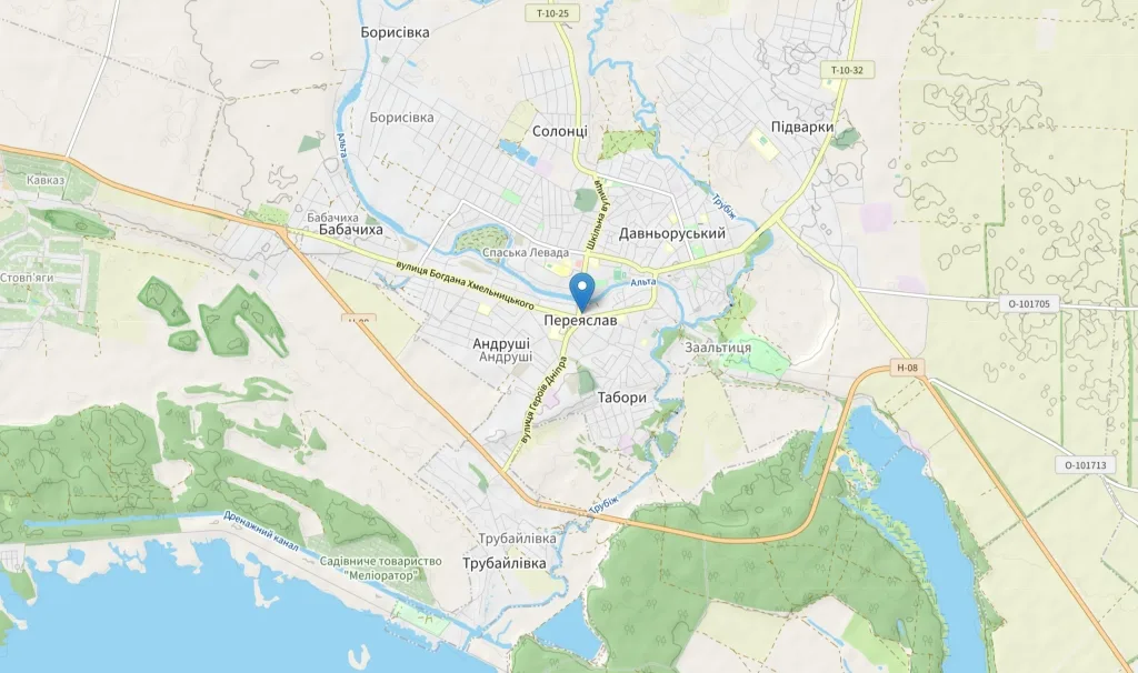 Пример выполненной работы компании Акватория по бурению и обустройству скважины в г. Переяслав‎  в 2015 г.