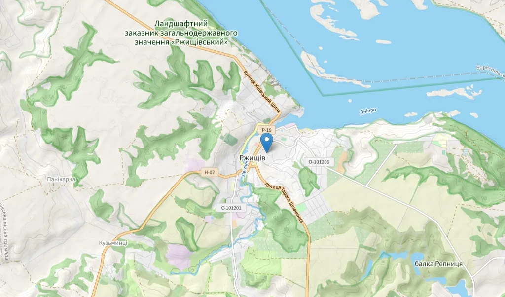 Пример выполненной работы компании Акватория по бурению и обустройству скважины в г. Ржищев  в 2015 г.