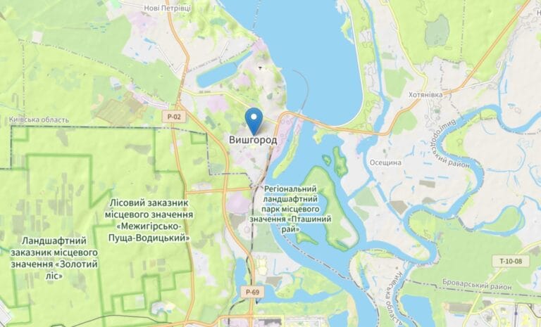 Пример выполненной работы компании Акватория по бурению и обустройству скважины в г. Вышгород в 2015 г.