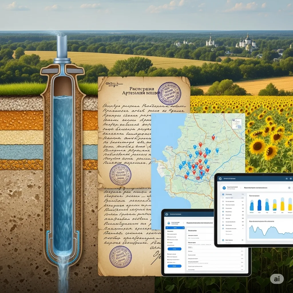 Історія та еволюція системи реєстрації паспорта на артезіанську свердловину в Україні: від початків до сучасності